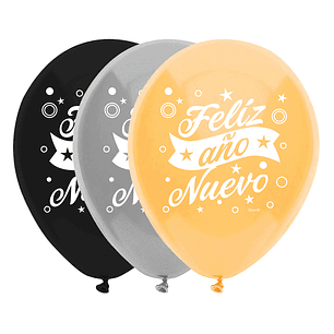 Globo #12 Feliz Año Nuevo 12 Uni