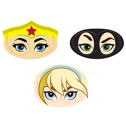 Mascaras Dc Super Hero Girls 6 Uni