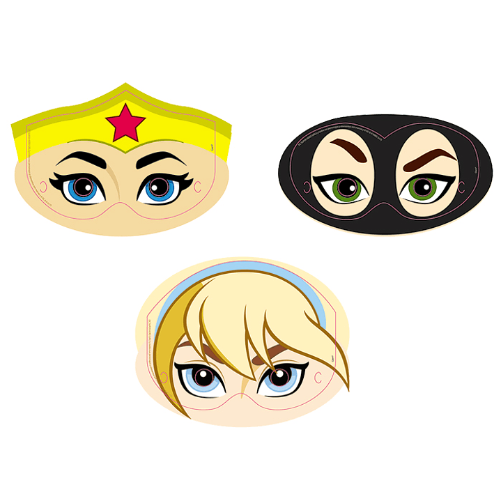 Mascaras Dc Super Hero Girls 6 Uni