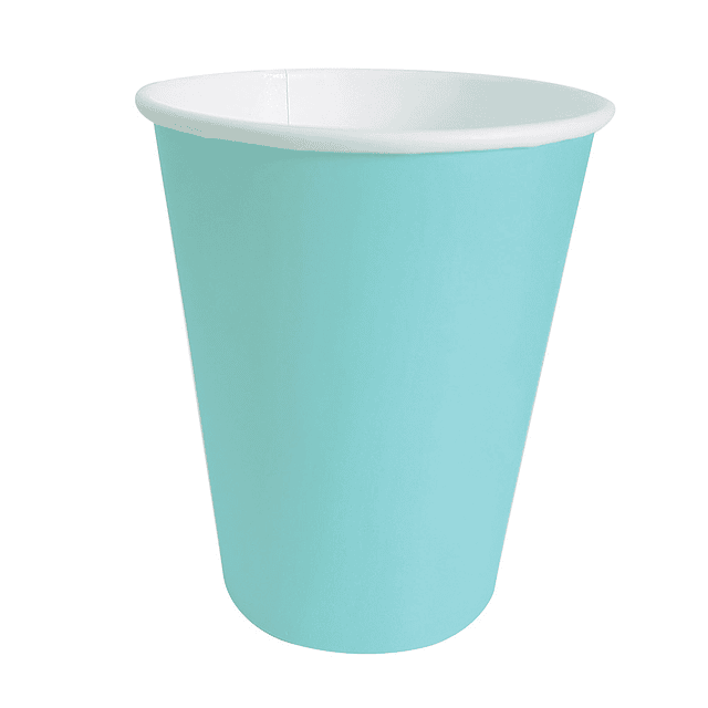 Vaso Polipapel 250Cc Celeste 20 Uni