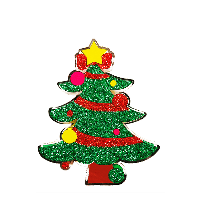 Deco Arbolito C/Luz 14Cm 1 Uni