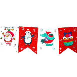 Guirnalda Banderin Navidad