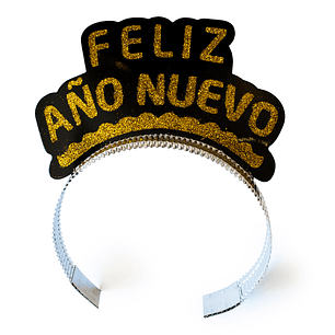 Cintillo Feliz Año Nuevo Dor 6 Uni