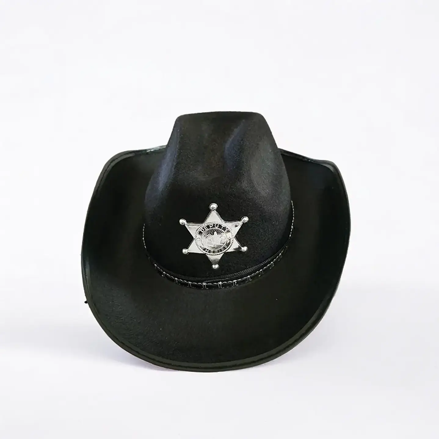 Sombrero Sheriff Negro 1 Uni