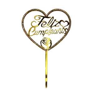 Topper Fc Corazon Dorado 16Cm 1 Uni