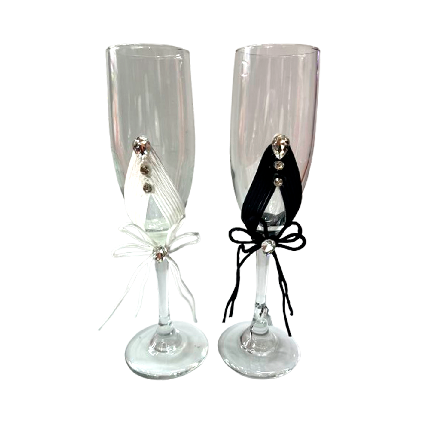 Set 2 Copas Novios B&W 1 Uni