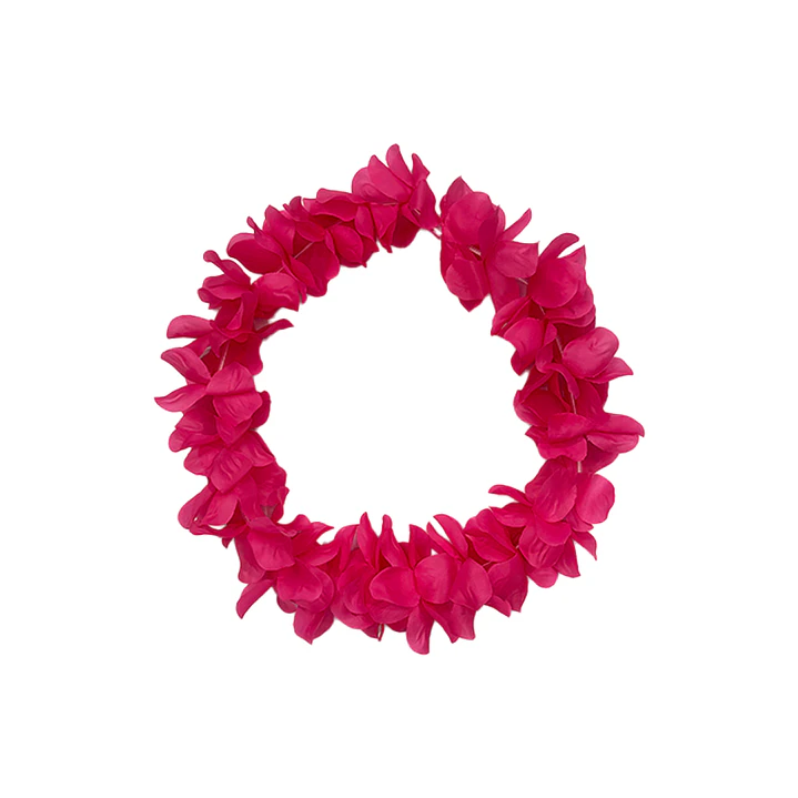 Collar Petalos Fucsia 1 Uni
