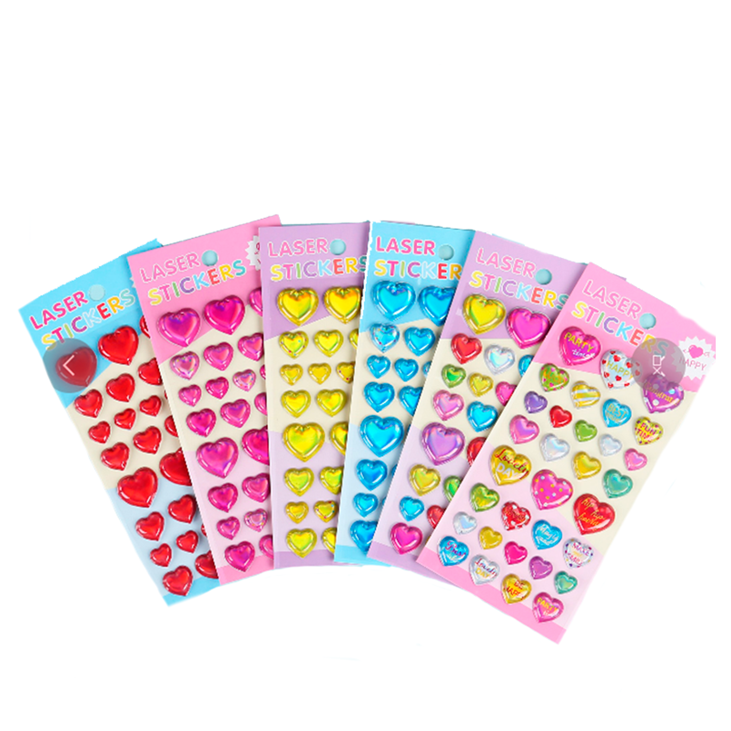 Sticker Corazón  Col/Surt 1 Uni