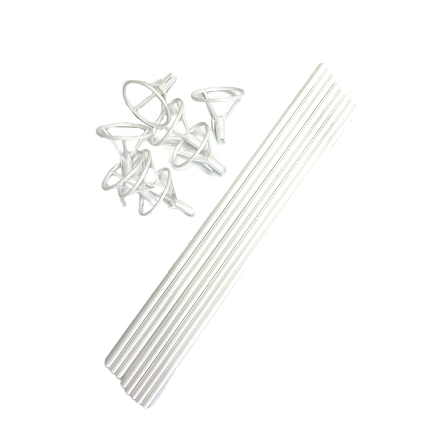 Vara Porta Globo Blanca  10 Uni