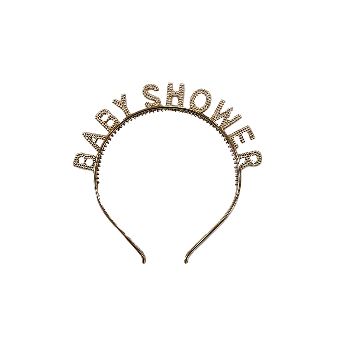 Cintillo Metálico Baby Shower Dorado 1 Uni