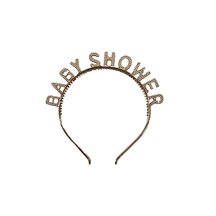 Cintillo Metálico Baby Shower Dorado 1 Uni