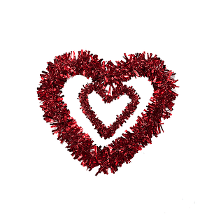 Deco Corazón Doble 33X24Cm