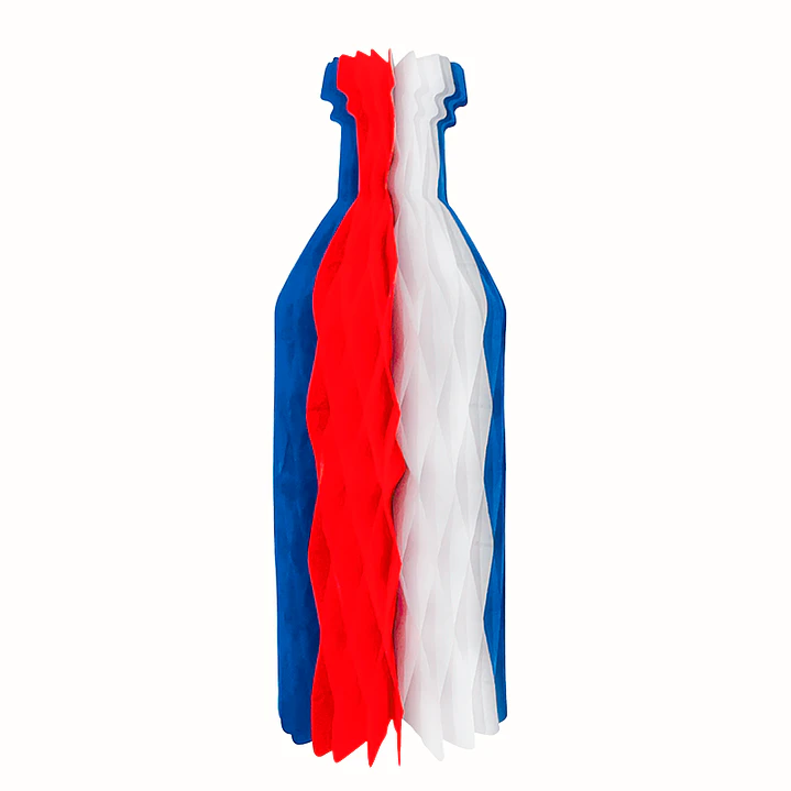 Deco Botella Tricolor 50Cm 1 Uni