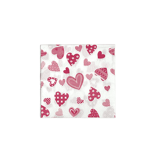 Servilleta Corazones 20 Uni