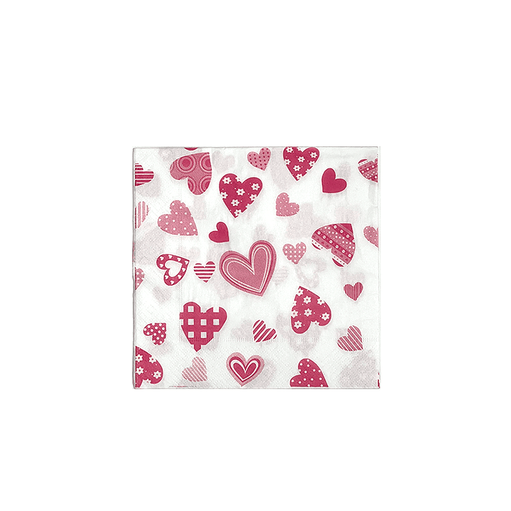 Servilleta Corazones 20 Uni