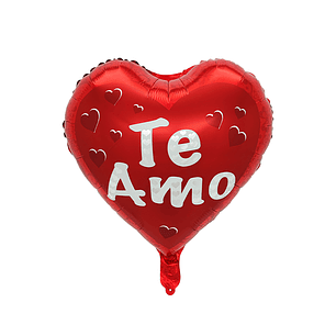 Globo Foil Te amo Rojo  Minúscula 1 Uni