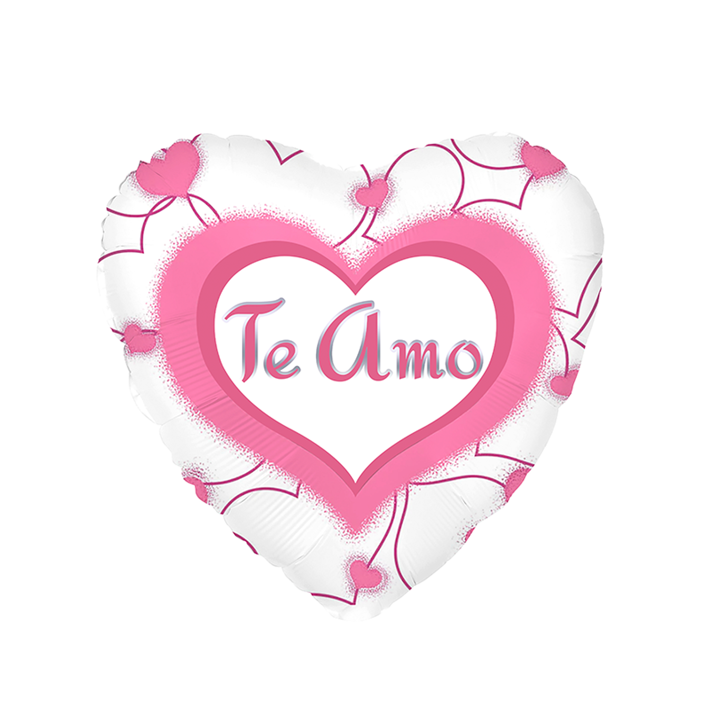Globo Foil Te amo Blanco 1 Uni