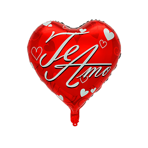 Globo Foil Te amo Rojo Manuscrito 1 Uni 