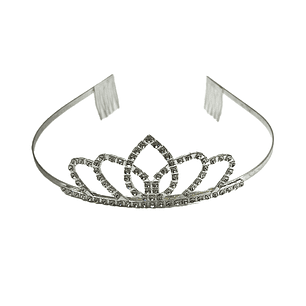 Tiara Metálica Pétalos 1 Uni
