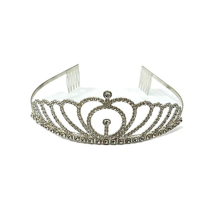 Tiara Metálica Corazón 1 Uni