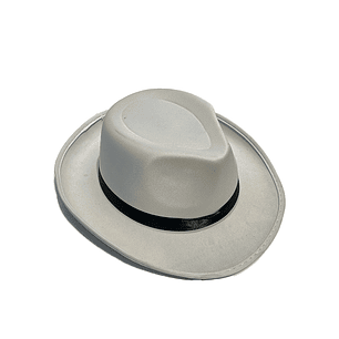Sombrero Ganster Blanco  1 Uni