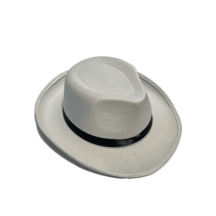 Sombrero Ganster Blanco  1 Uni
