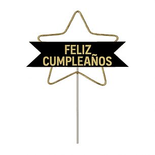 Topper Fc Estrella C/Luz 21Cm 1 Uni