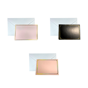 Tarjeta Mensaje Clas C/Sob 11x7cm 9 Uni