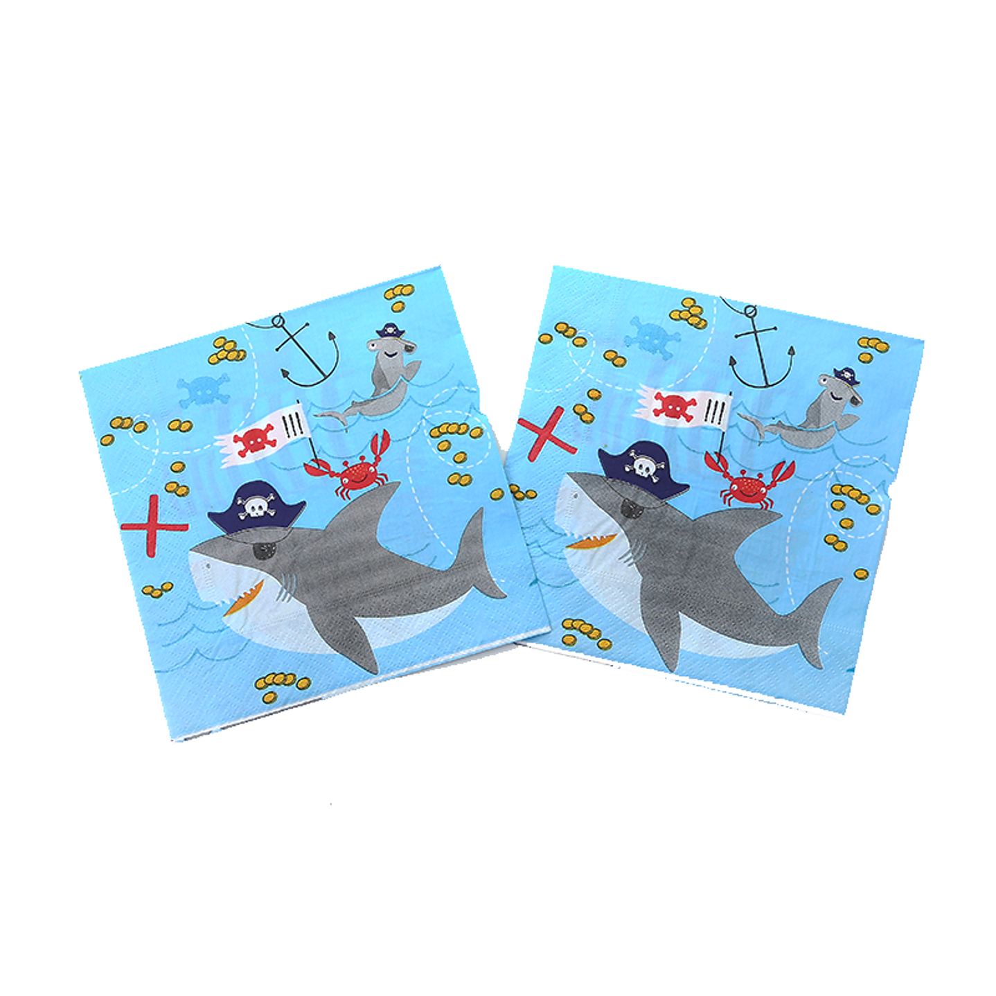 Servilleta Tiburon Pirata 20 Uni