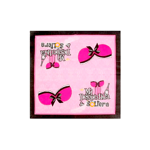 Serv Mi Despedida Pink 20 Uni