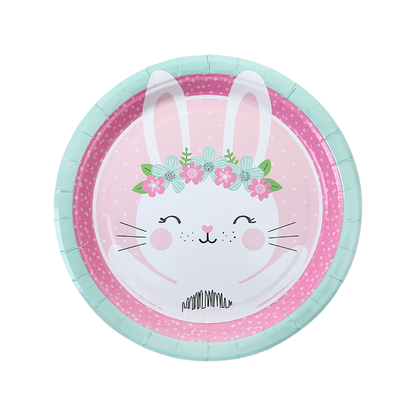 Plato Conejita Feliz 6 Uni