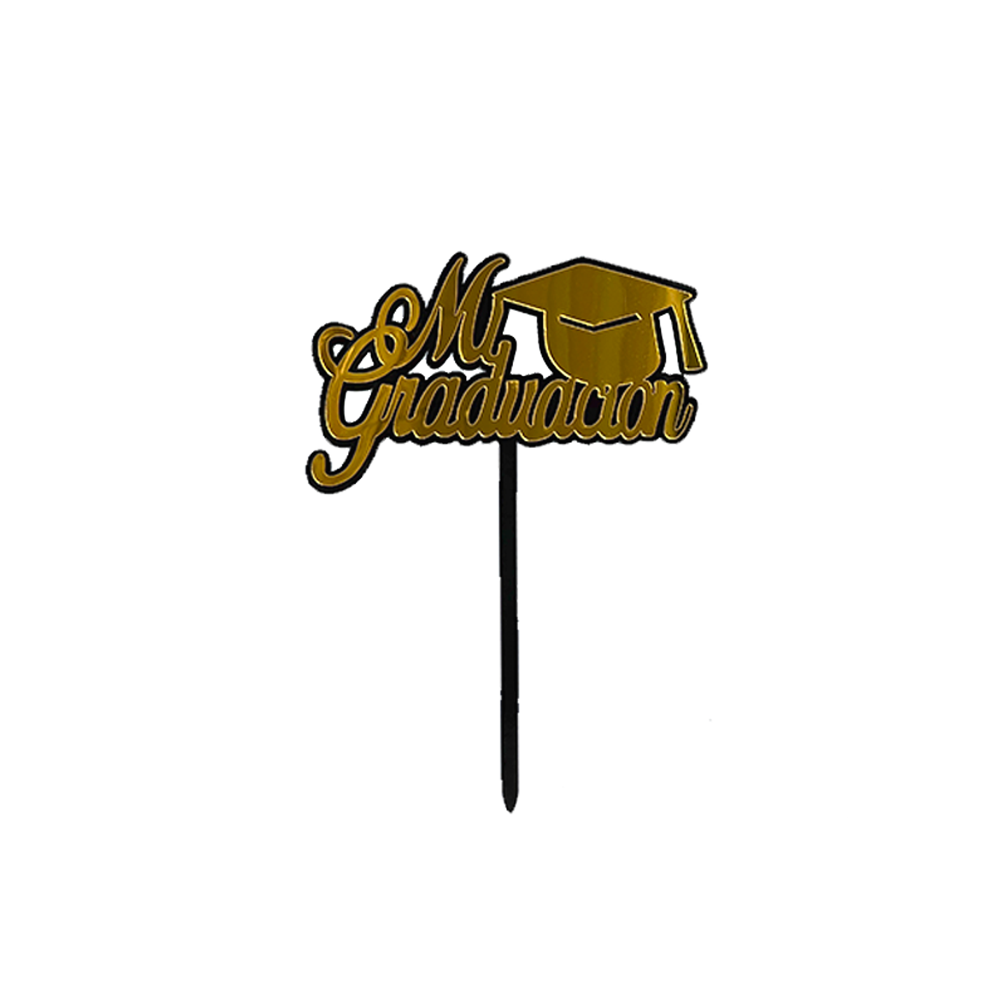 Topper Mi Graduación Dorado 1 Uni