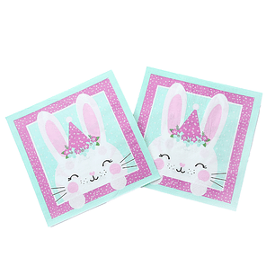 Servilleta Conejita Feliz 20 Uni