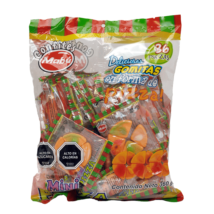 Gomita Mini Pizza 36 Uni