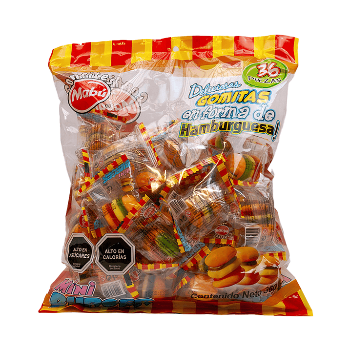 Gomita Mini Burger 36 Uni
