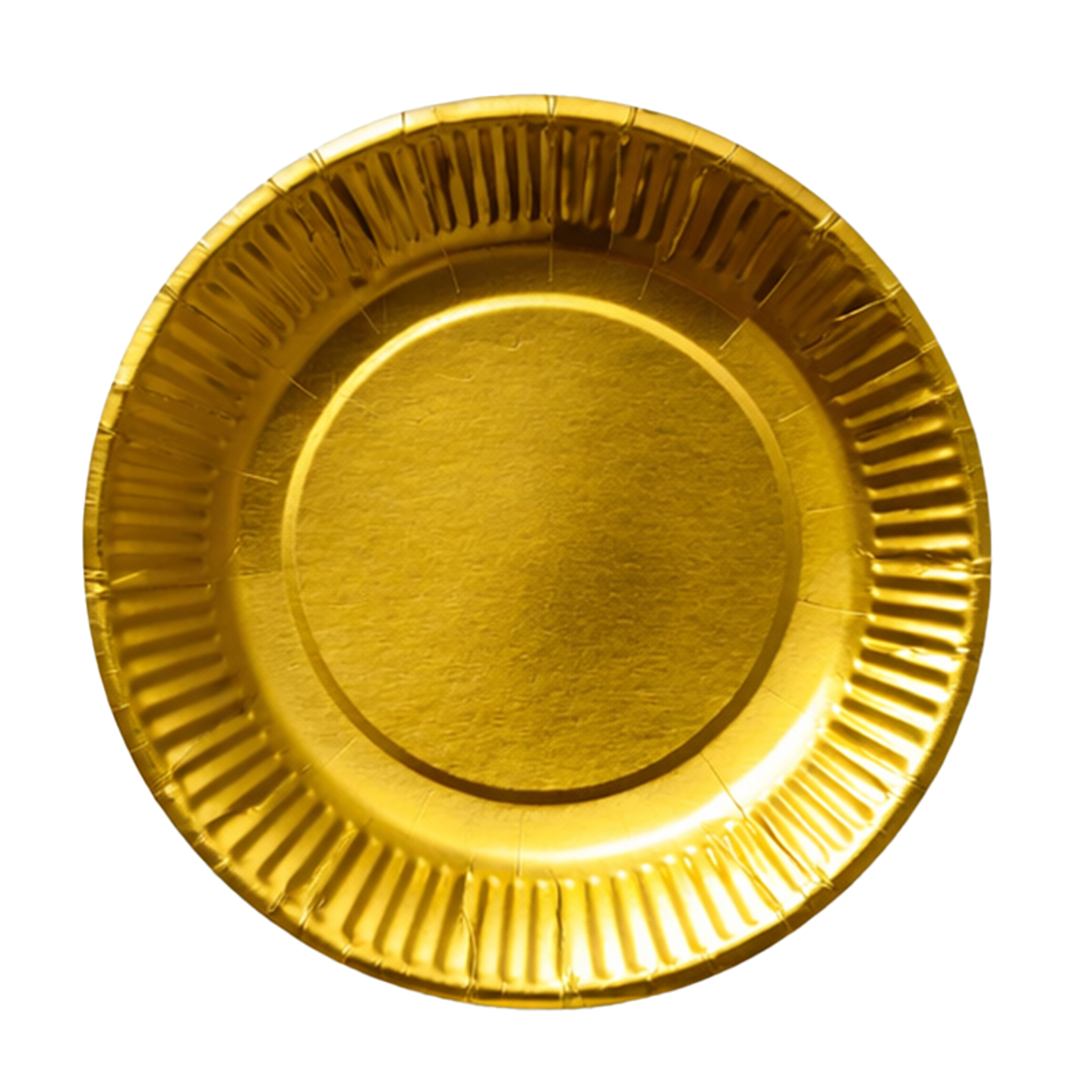 Plato 18 Cm Dorado 6 Uni