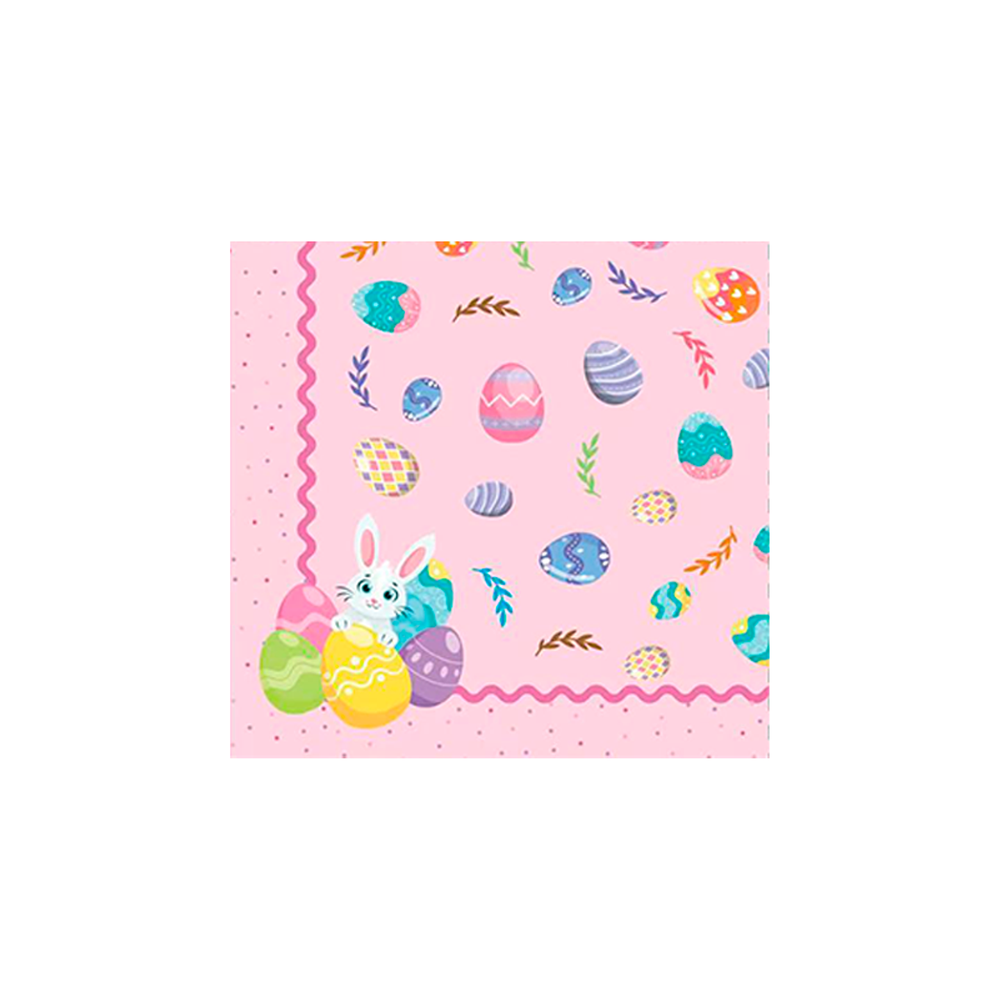 Servilleta Huevitos Rosa 20 Uni