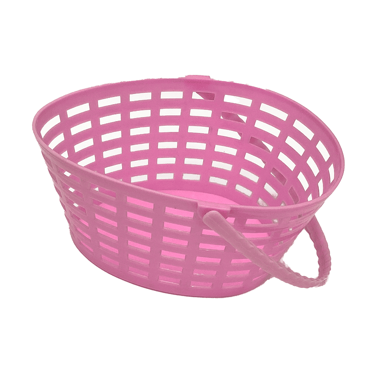 Canasto Plast 21X17X10Cm Rosado 1 Uni