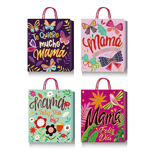 Bolsa Reg Mama Flowers 26X32X10 Cm D/S 1 Un