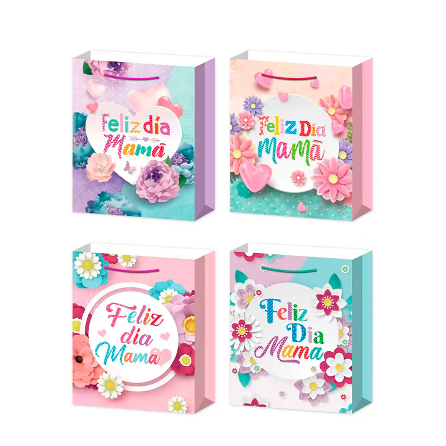 Bolsa Reg Fdm Pastels 18X23X10 Cm D/S 1 Un