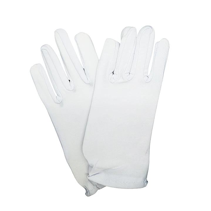 Guante Blanco Liso Corto 1 Uni