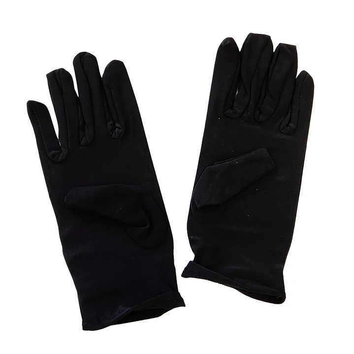 Guante Negro Liso Corto 1 Uni