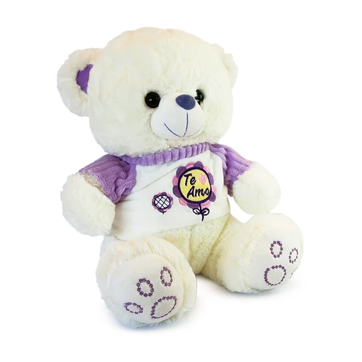 Peluche Oso Lila Te Amo 32cm 1 Uni