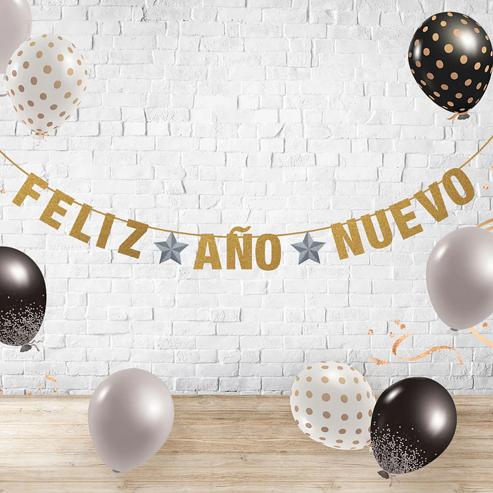 Guirnalda Feliz Año Nuevo Estrella 1 Uni 2