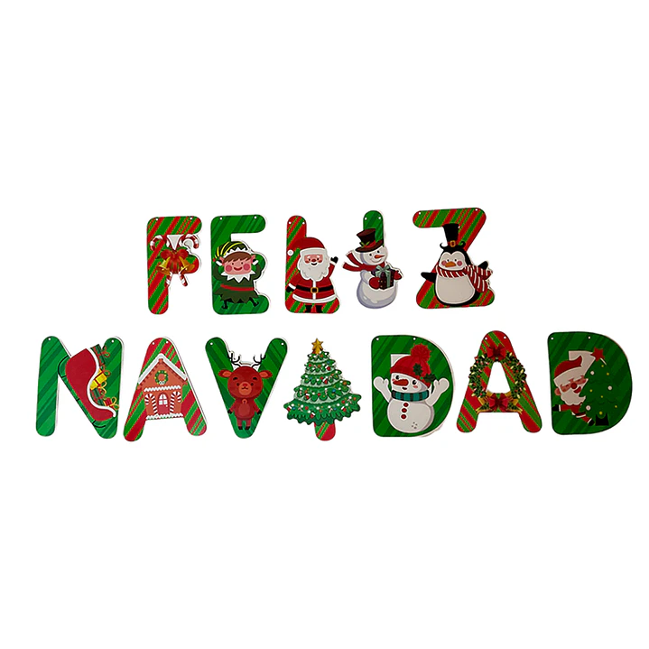 Guir 3M Feliz Navidad Mono Nieve 1 Uni