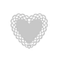 Guirnalda Corazón Broderie Blanco 3M 1 Uni - Miniatura 2