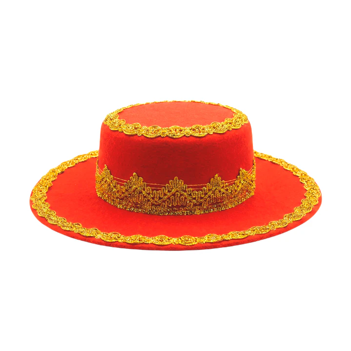 Sombrero Caporal Hombre Rojo