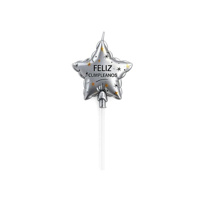 Vela Estrella Fc Plateado 1 Uni