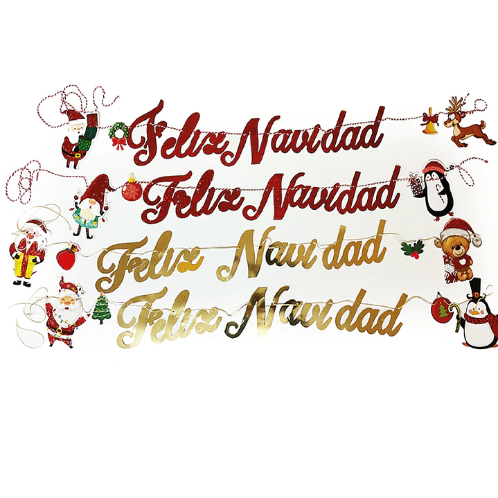Guirnalda Iconos Navidad 2,3M D/S 1 Uni