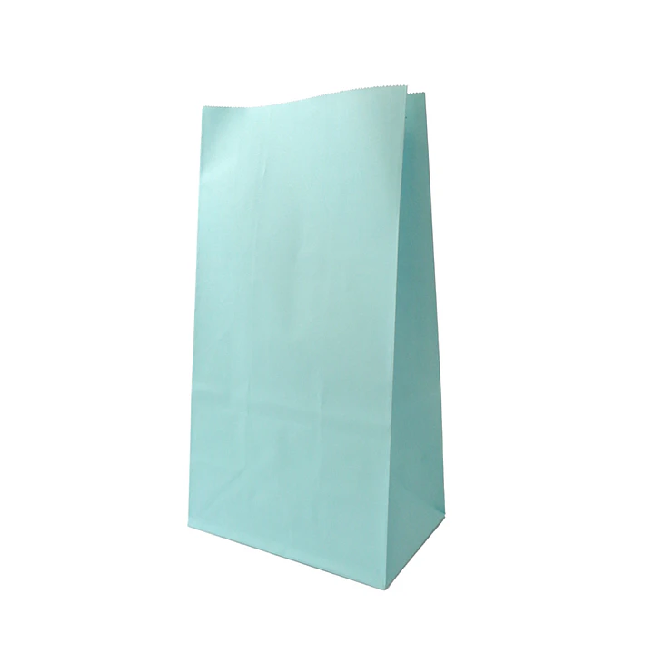 Bolsa Papel Celeste 24x13x8cm 12 Uni